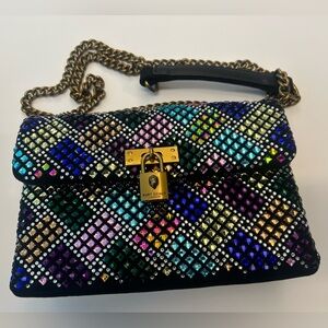 Kurt Geiger Multicolor Embellished Shoulder Bag NWT